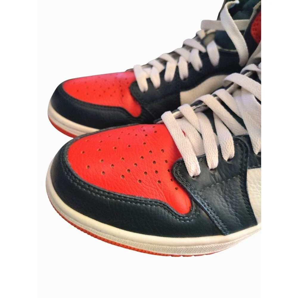 Size 7 Men's - SoleFly x Air Jordan 1 Retro High Art Basel Green White Orange 56